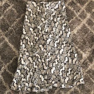 Snake skin skirt